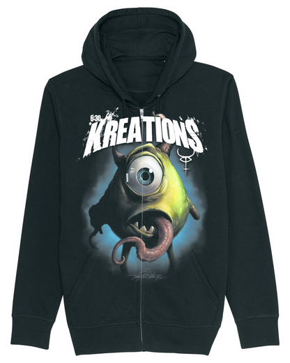 TOMMY LEE WENDTNER | "Wicked Mike" | Black Premium Hooded Zipper | Men / Women [Unisex]