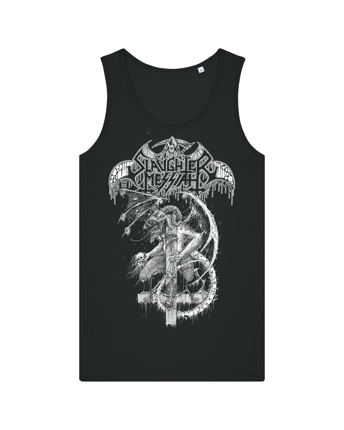 SLAUGHTER MESSIAH | "Putrid Invocation" | Black Premium Tanktop | Men