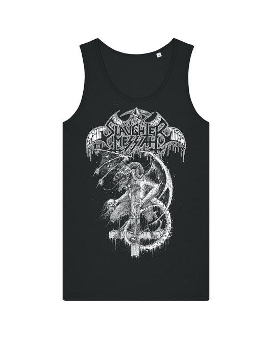 SLAUGHTER MESSIAH | "Putrid Invocation" | Black Premium Tanktop | Men