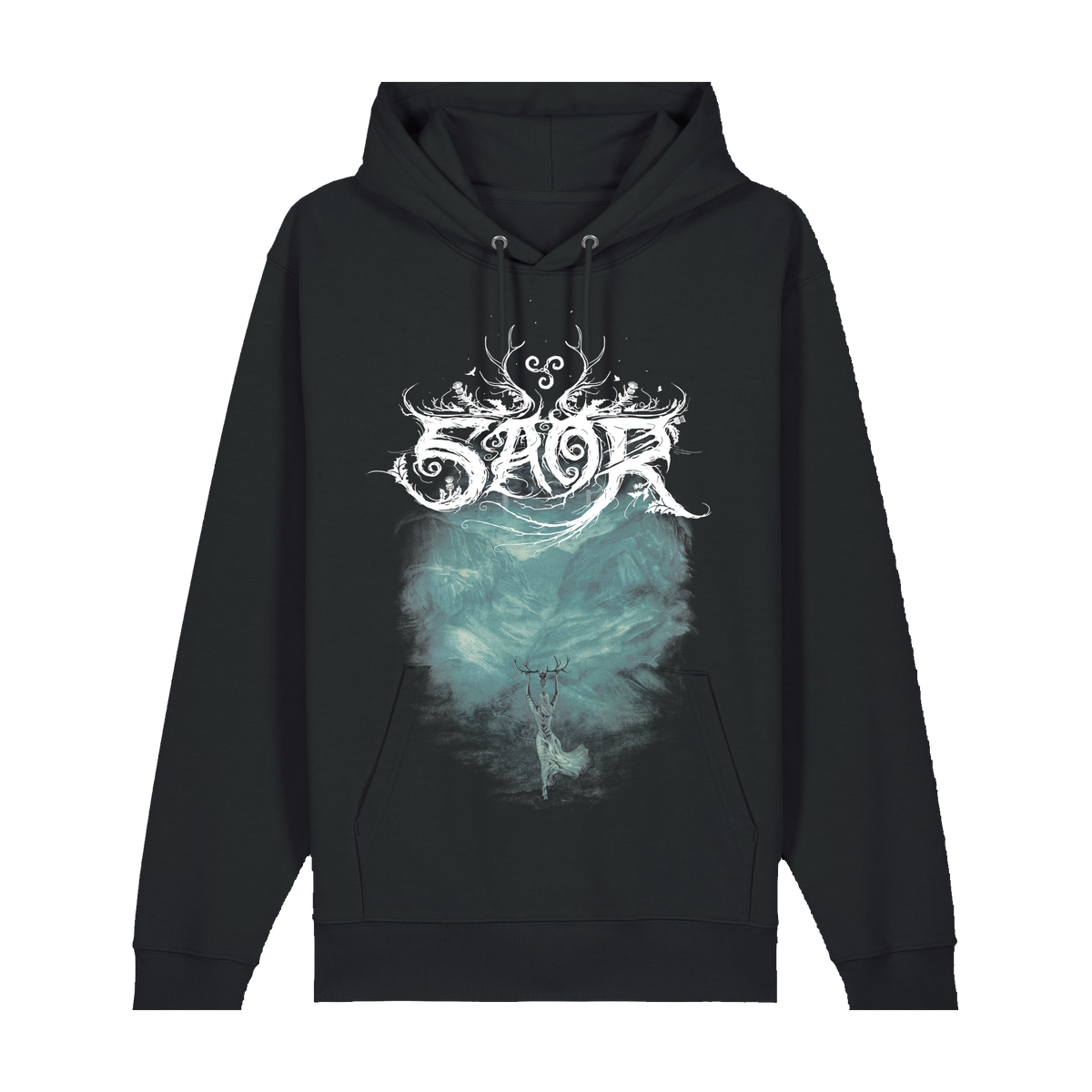 SAOR | "Mountains" | Black Premium Hoodie | Men / Women [Unisex]