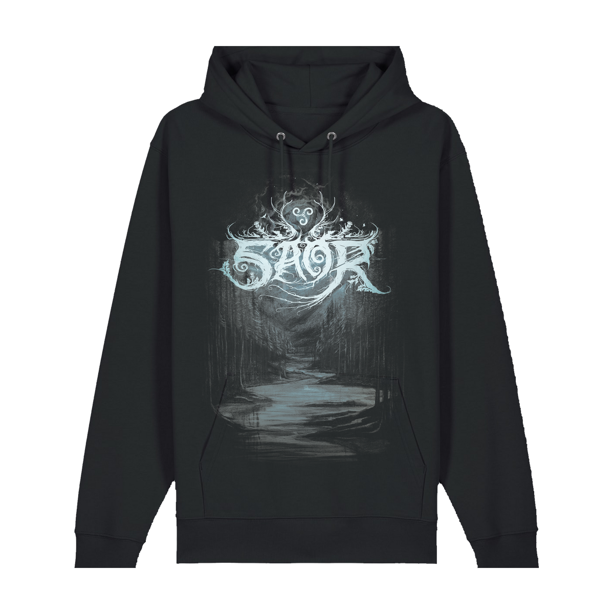 SAOR | "Forest" | Black Premium Hoodie | Men / Women [Unisex]