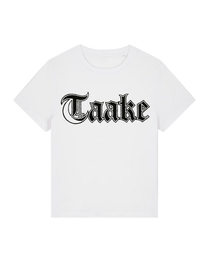 TAAKE | "Svart Logo" | White Premium T-Shirt | Women / Ladies