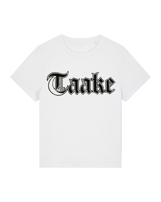 TAAKE | "Svart Logo" | White Premium T-Shirt | Women / Ladies
