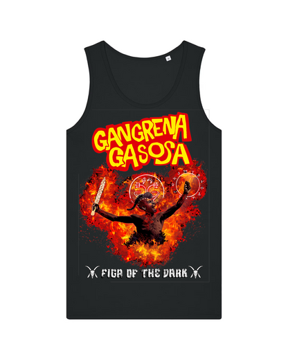 GANGRENA GASOSA | "FIGA OF THE DARK" | Black Premium Tanktop | Men
