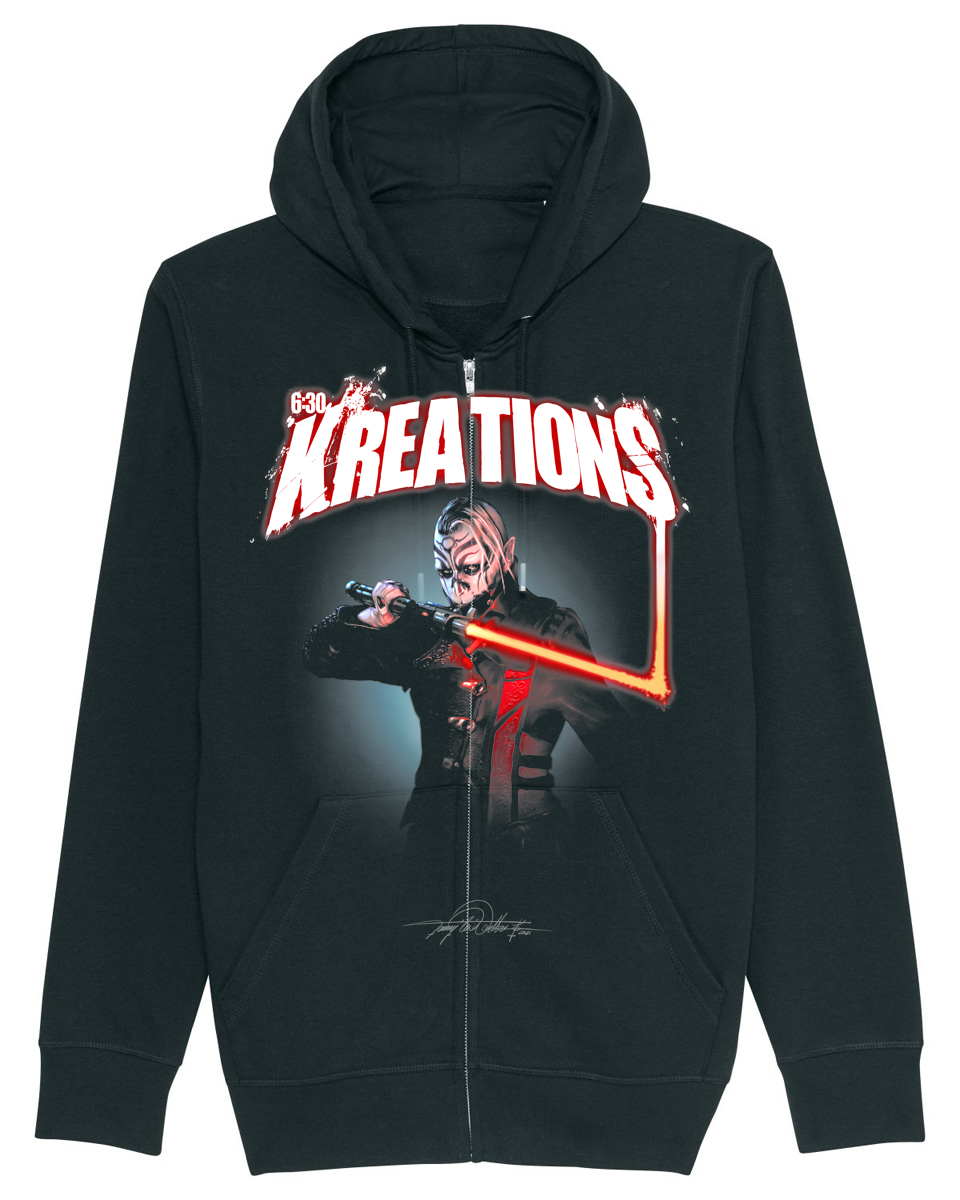 TOMMY LEE WENDTNER | "Sith Lord" | Black Premium Hooded Zipper | Men / Women [Unisex]