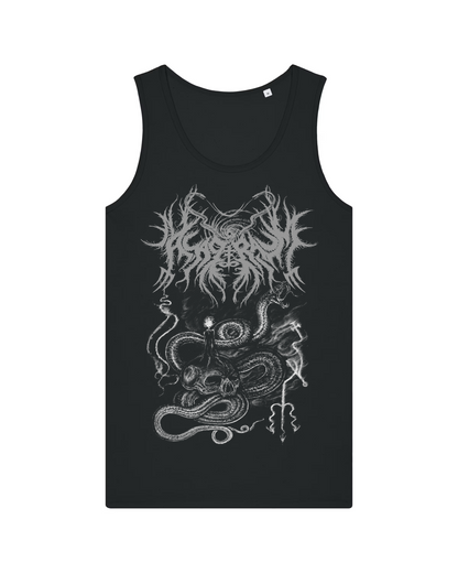 ASAGRAUM | "Snakes & Skull" | Black Premium Tanktop | Men