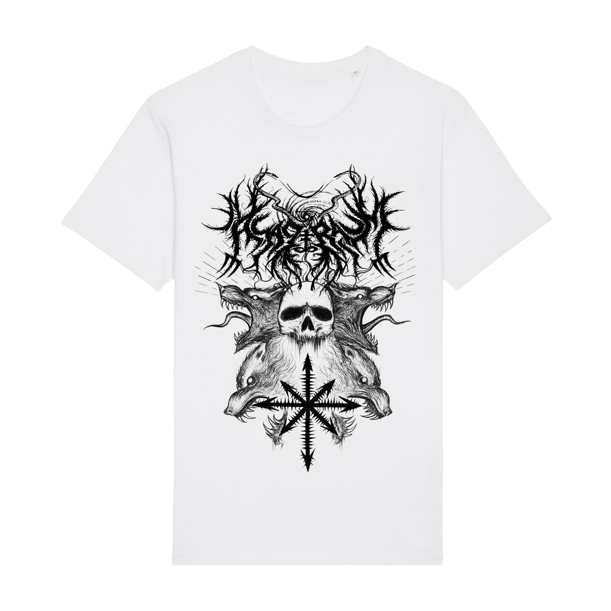 ASAGRAUM | "Wolves" | White Premium T-Shirt | Men