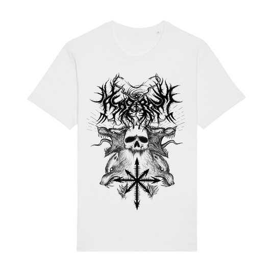 ASAGRAUM | "Wolves" | White Premium T-Shirt | Men
