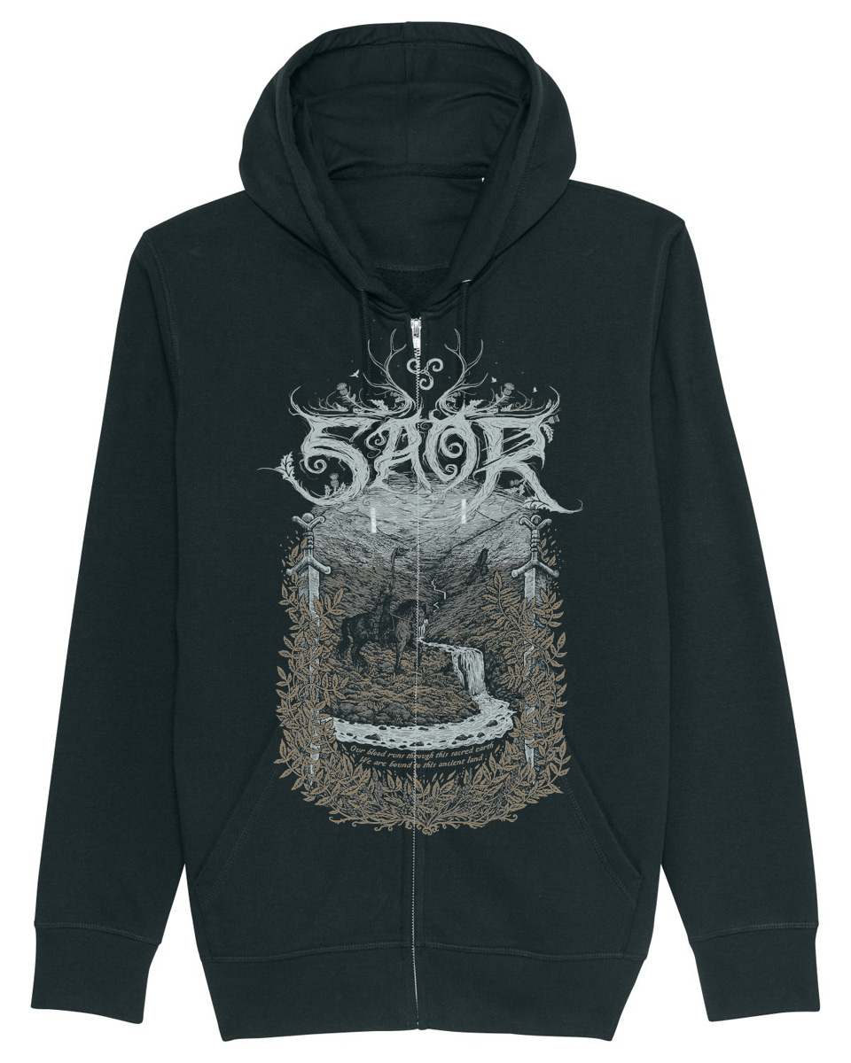 SAOR | "The Awakening" | Black Premium Hooded Zipper | Men / Women [Unisex]