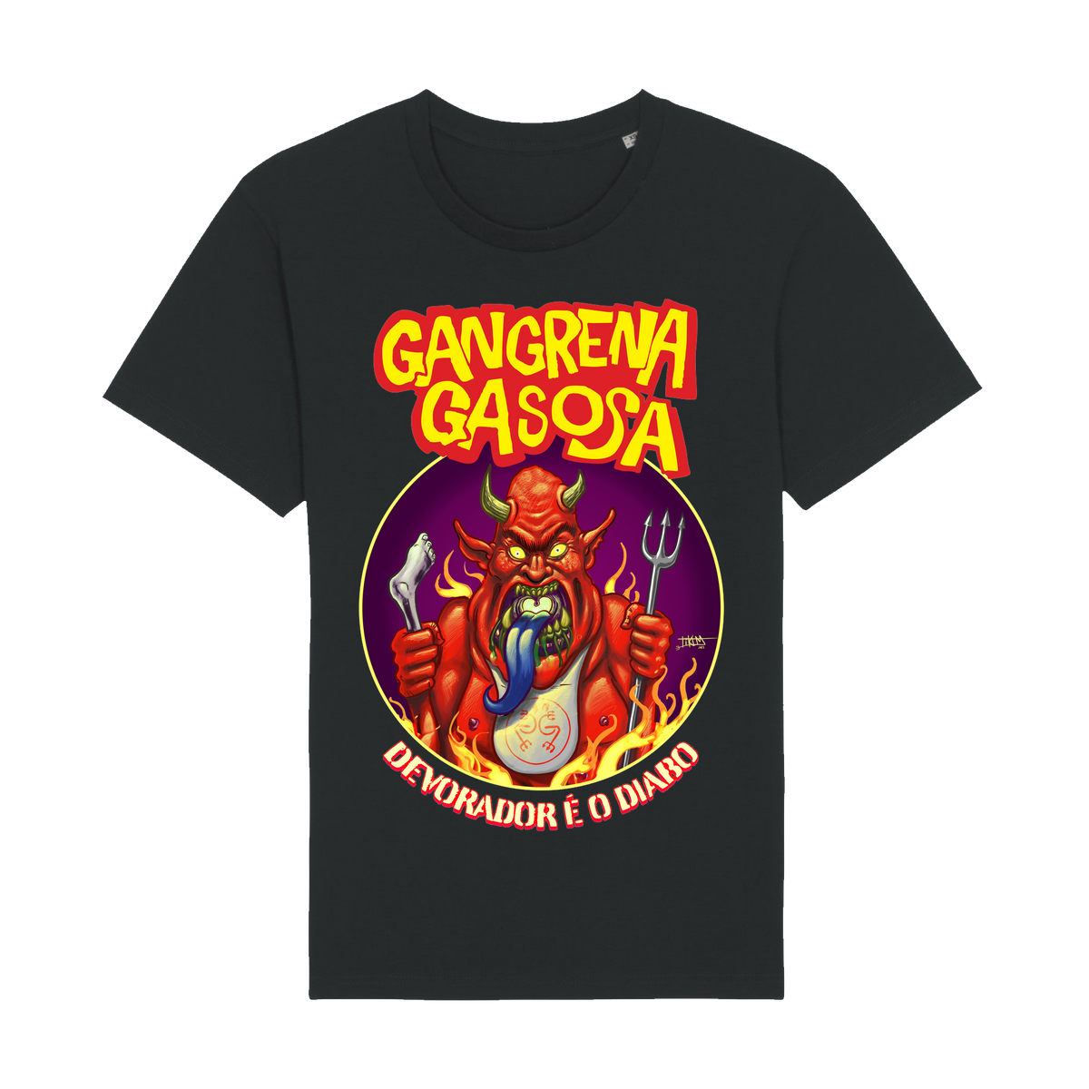 GANGRENA GASOSA | "DEVORADOR" | Black Premium T-Shirt | Men