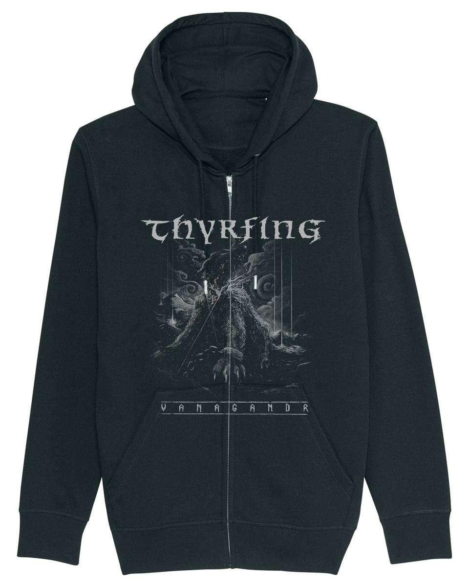 THYRFING | "Vanagandr" | Black Premium Hooded Zipper | Men / Women [Unisex]