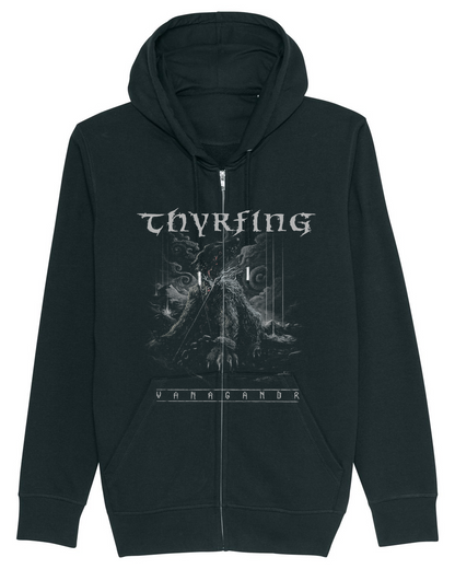 THYRFING | "Vanagandr" | Black Premium Hooded Zipper | Men / Women [Unisex]