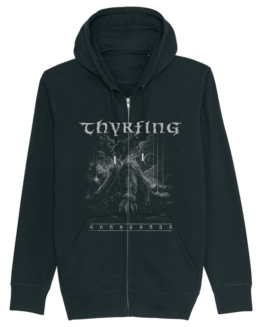 THYRFING | "Vanagandr" | Black Premium Hooded Zipper | Men / Women [Unisex]