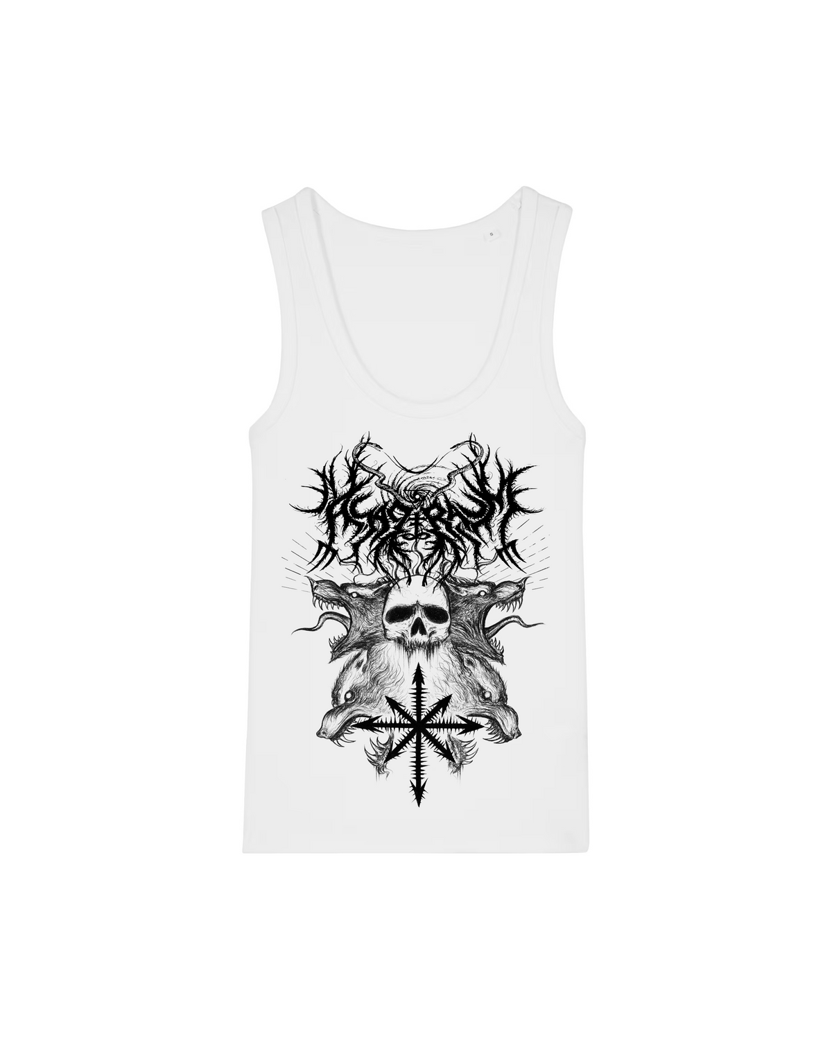 ASAGRAUM | "Wolves" | White Premium Tanktop | Women / Ladies