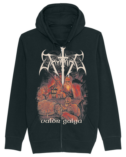 THYRFING | "Valdr Galga" | Black Premium Hooded Zipper | Men / Women [Unisex]