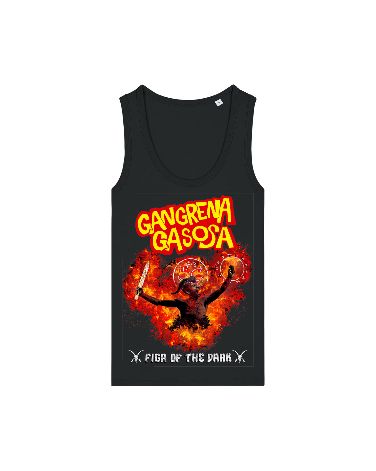 GANGRENA GASOSA | "FIGA OF THE DARK" | Black Premium Tanktop | Women / Ladies