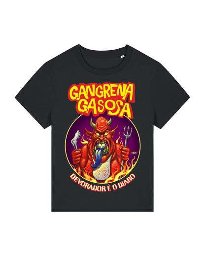 GANGRENA GASOSA | "DEVORADOR" | Black Premium T-Shirt | Women / Ladies