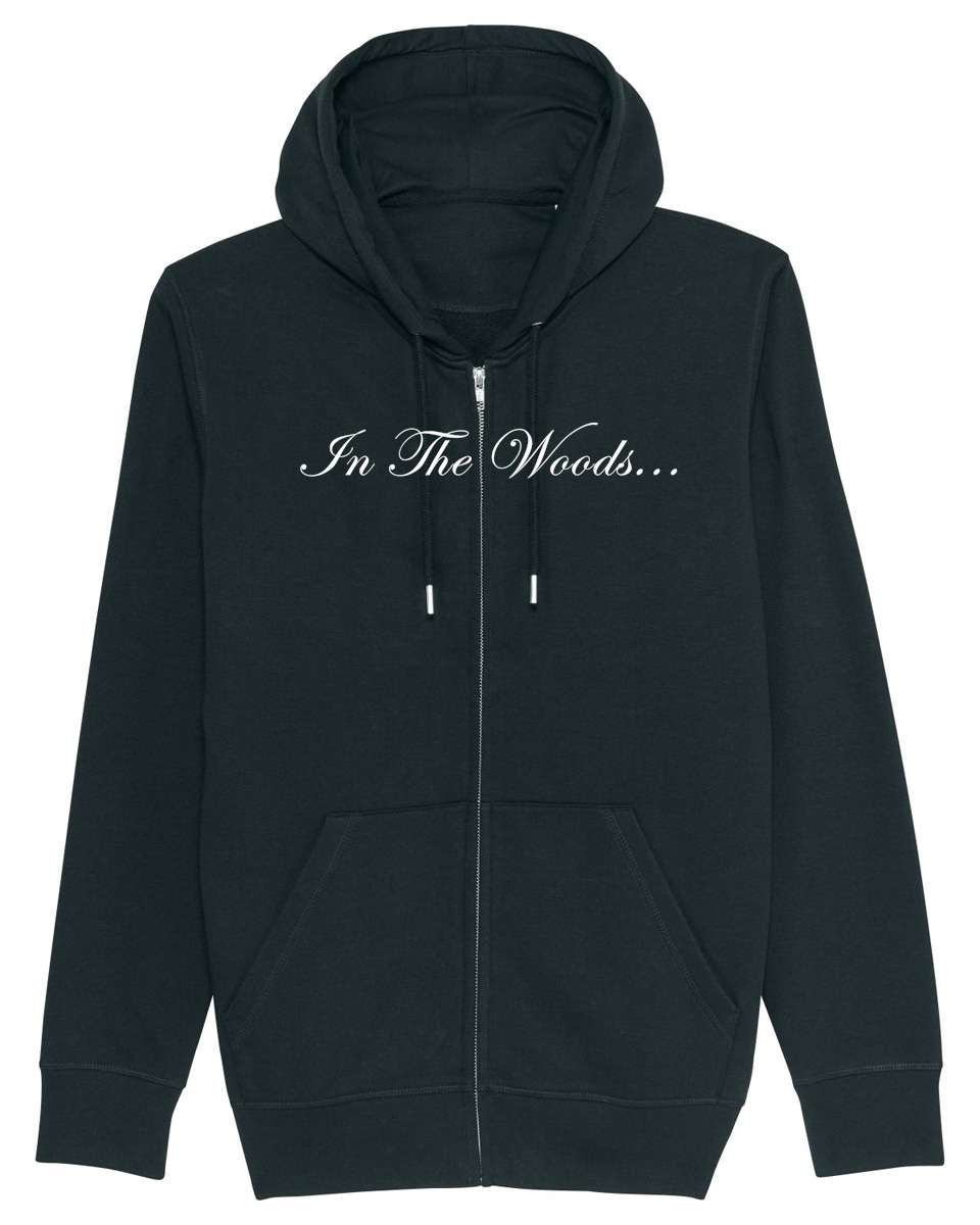 IN THE WOODS... | "Skogen" | Black Premium Hooded Zipper | Men / Women [Unisex]