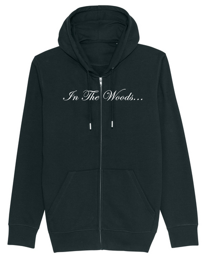 IN THE WOODS... | "Skogen" | Black Premium Hooded Zipper | Men / Women [Unisex]