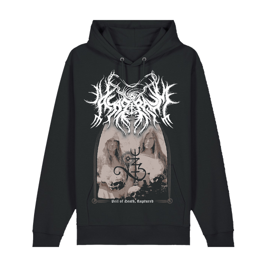ASAGRAUM | "Veil Of Death" | Black Premium Hoodie | Men / Women [Unisex]