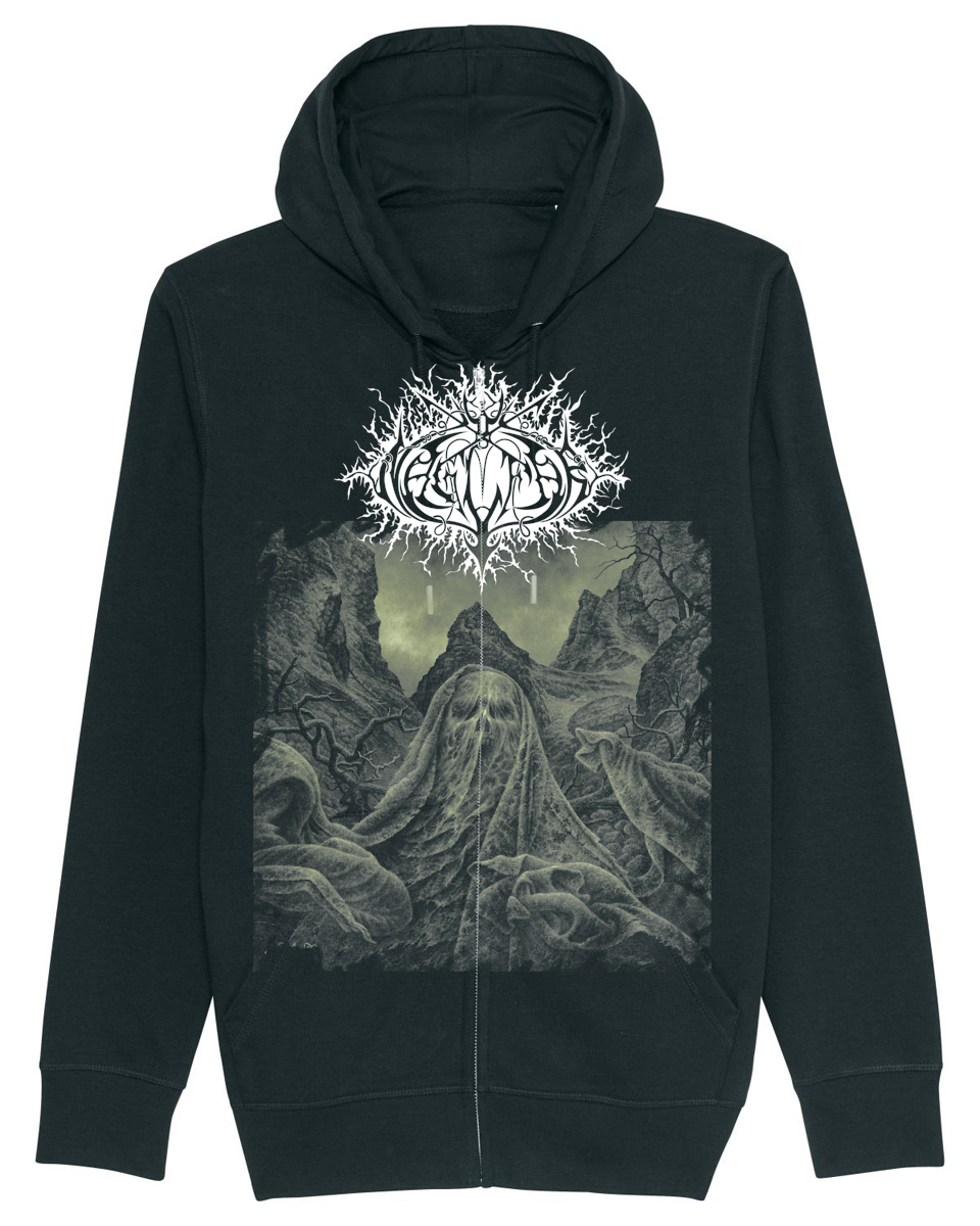 NAGLFAR | "Cerecloth" | Black Premium Hooded Zipper | Men / Women [Unisex]