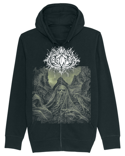 NAGLFAR | "Cerecloth" | Black Premium Hooded Zipper | Men / Women [Unisex]