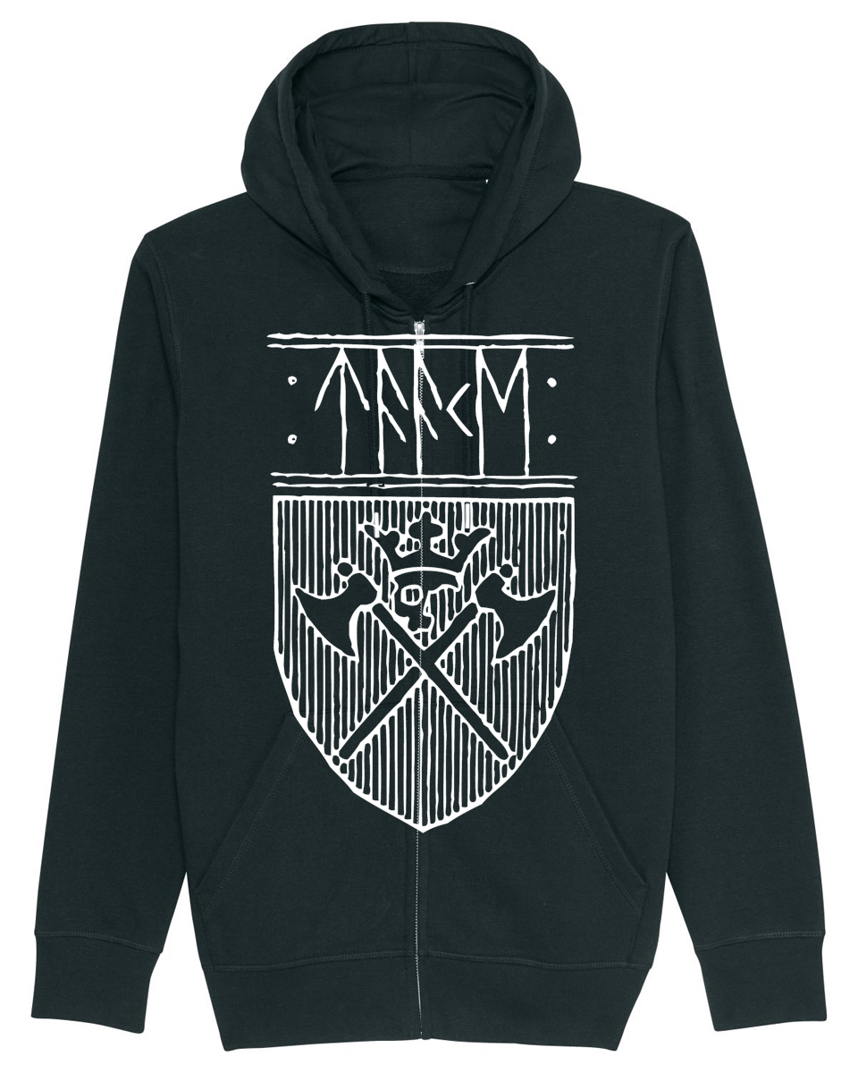 TAAKE | "Skjöld" | Black Premium Hooded Zipper | Men / Women [Unisex]