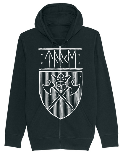 TAAKE | "Skjöld" | Black Premium Hooded Zipper | Men / Women [Unisex]